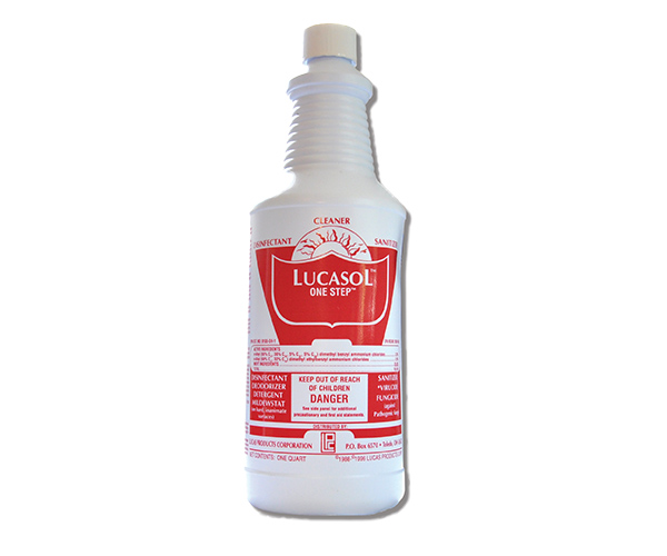 LUCASOL one step disinfectant