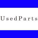 A Used Parts Template in White and Blue Color
