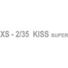 XS-2 by 35 kiss superpower written with white background