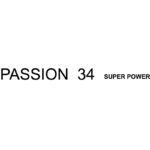 Passion 34 superpower, written with white background