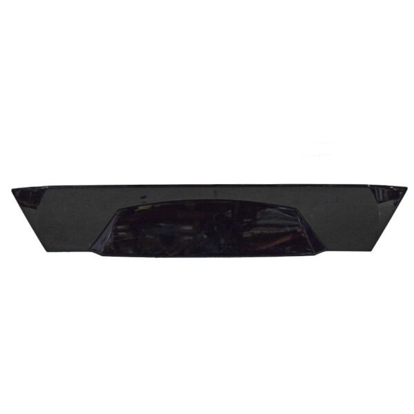 A black plastic tray with a handle on top.