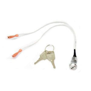 ETS Harness and Key Switch on White Background