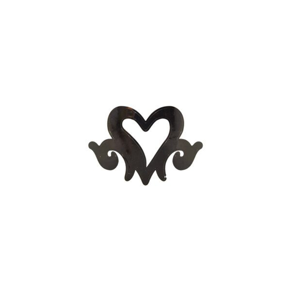 A Heart Symbol Logo on a White Color Background