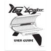 A black and white image of the cover page for a user guide.