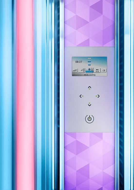 Luxura V6 Hybrid control display detail
